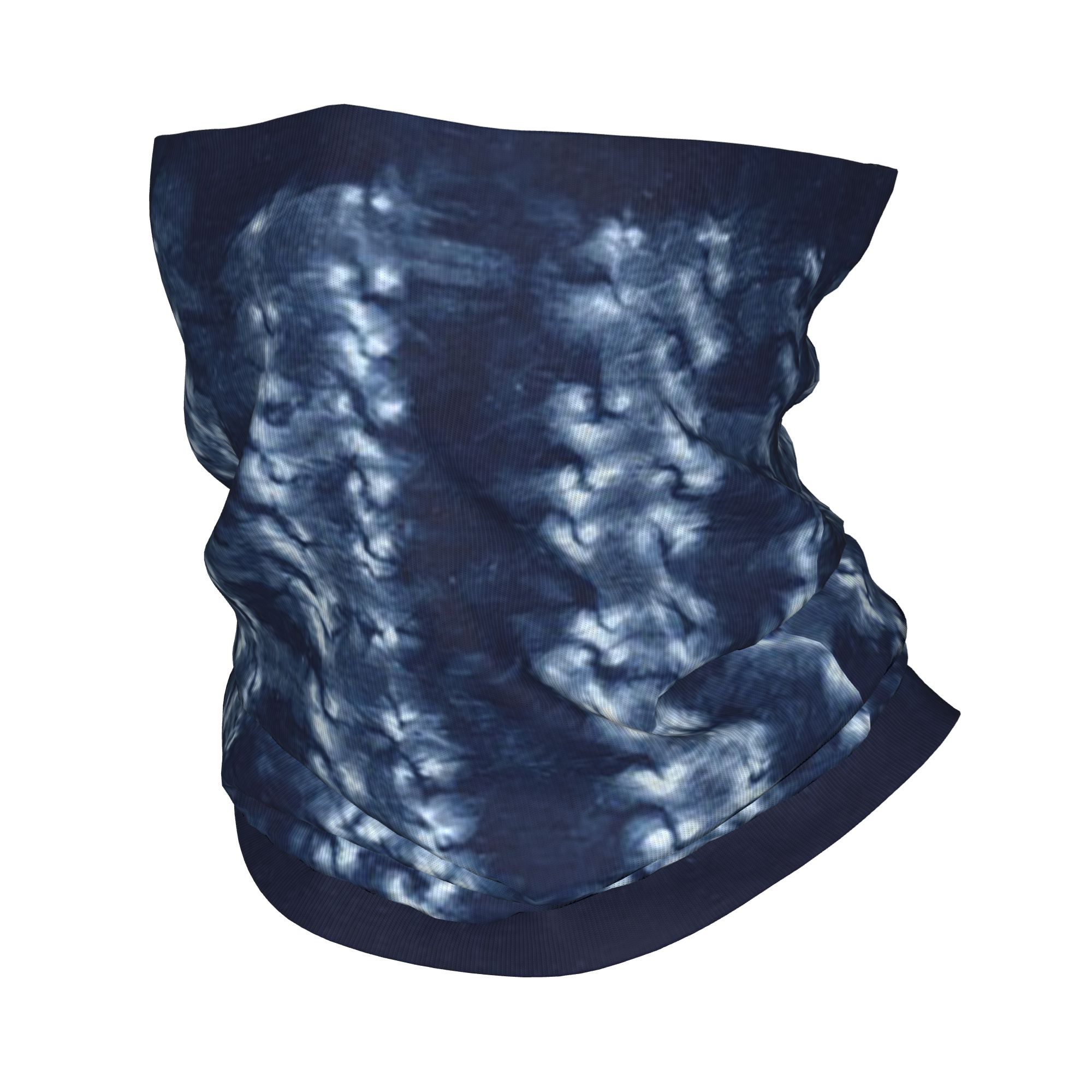 Shibori Tie Dye - ผ้าพันคอแบบญี่ปุ่นย้อมสีครามแบบดั้งเดิม ผ้าพันคอพิมพ์ลาย ผ้าคลุมศีรษะ สำหรับกิจกรรมกลางแจ้ง สำหรับผู้ใหญ่