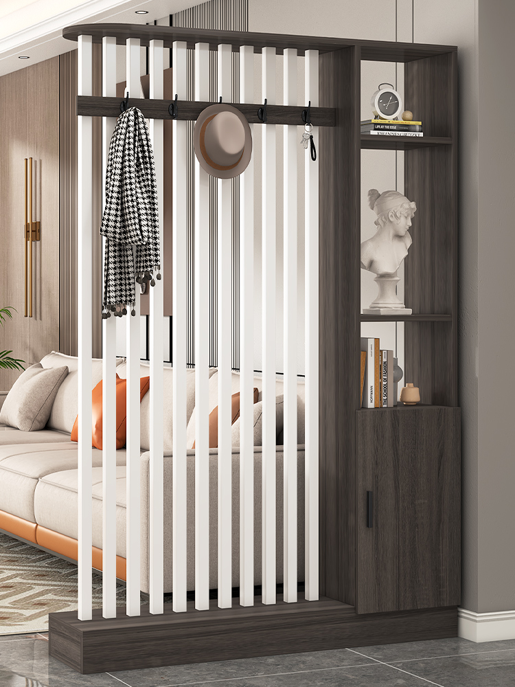 Shoji Screen Divider - ชั้นวางของในโถงทางเข้า ฉากกั้นห้องแบบจีน ตู้กั้นห้องนั่งเล่น ของใช้ในบ้าน เรียบง่าย ทันสมัย