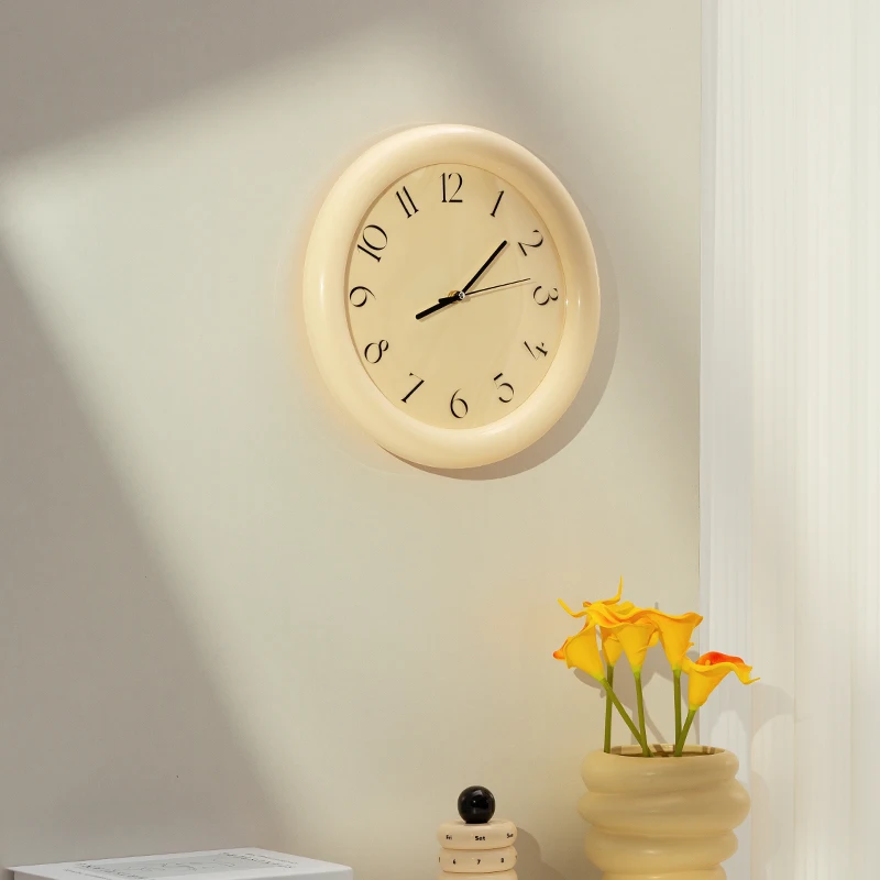 นาฬิกาแขวนผนังทรงกลมสไตล์เรโทร - Japanese Minimalist Lifestyle บทวิจารณ์และราคา