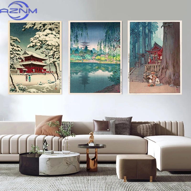 AZNM ย้อนยุค อุกิโยะเอะโปสเตอร - Japanese Tokyo Lifestyle บทวิจารณ์และราคา