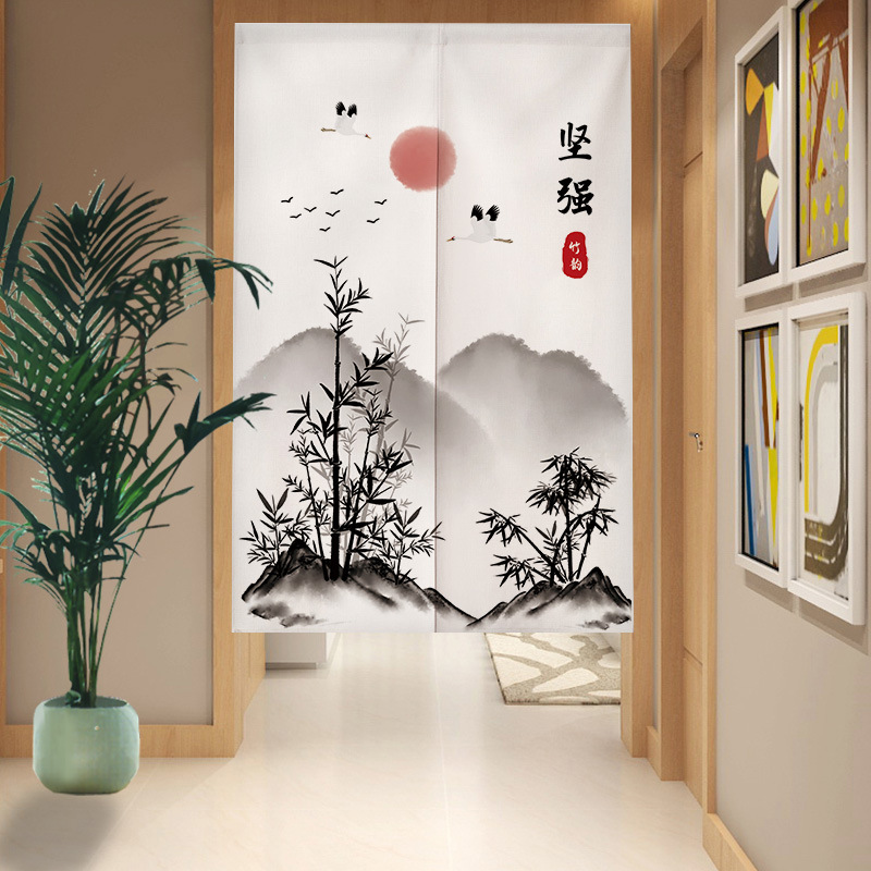 จีนโชคดีสัญลักษณ์ม่านประตู Nor - Noren Curtain Doorway บทวิจารณ์และราคา