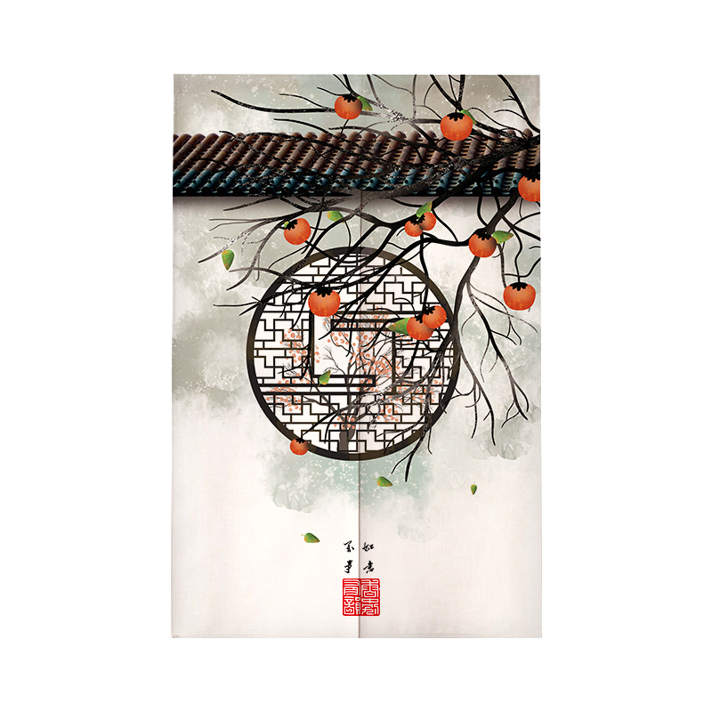 จีนโชคดีสัญลักษณ์ม่านประตู Nor - Noren Curtain Doorway บทวิจารณ์และราคา