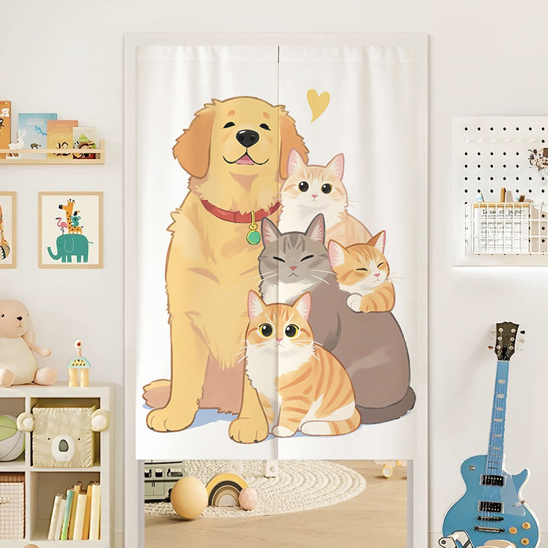 ม่านประตูโนเรนลายแมวน่ารัก VIK - Noren Curtain Doorway บทวิจารณ์และราคา