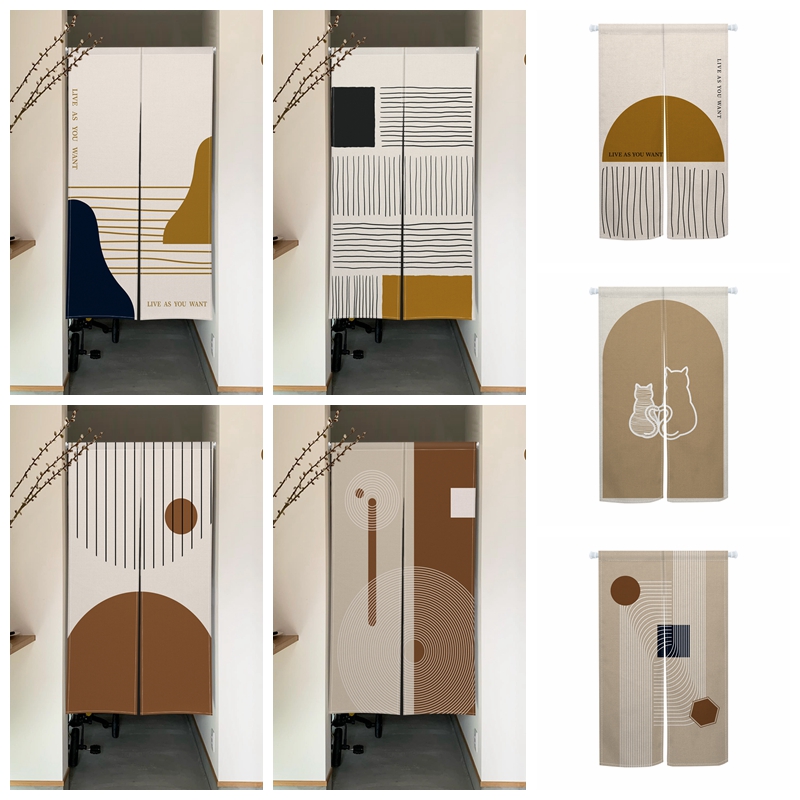 ม่านประตูสไตล์โมเดิร์นมินิมอล  - Noren Curtain Doorway บทวิจารณ์และราคา