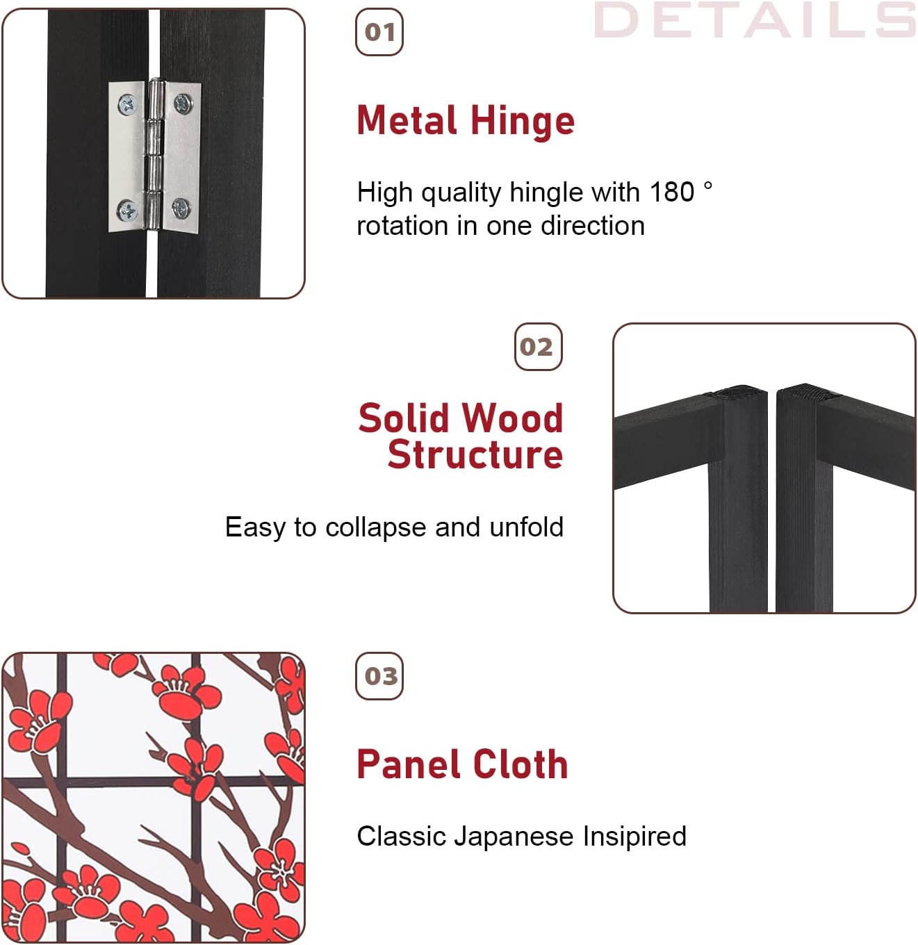 ฉากกั้นห้องโชจิแบบพับได้, แผงก - Shoji Screen Divider บทวิจารณ์และราคา