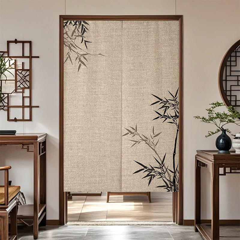 ม่านประตูไม้ไผ่ VIKAMA Ink Bam - Noren Curtain Doorway บทวิจารณ์และราคา