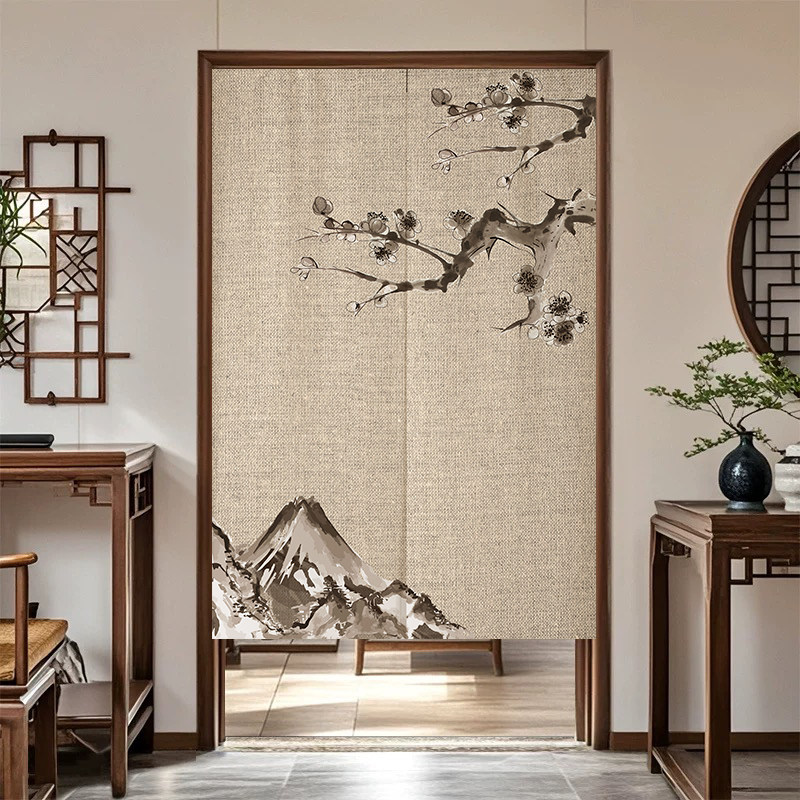 ม่านประตูไม้ไผ่ VIKAMA Ink Bam - Noren Curtain Doorway บทวิจารณ์และราคา