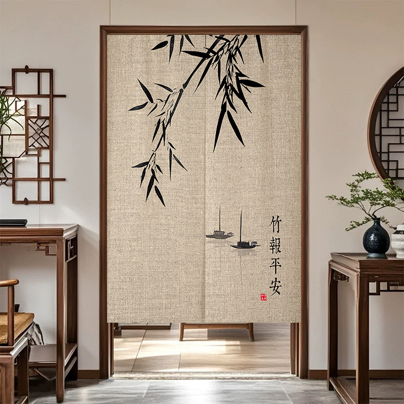 ม่านประตูไม้ไผ่ VIKAMA Ink Bam - Noren Curtain Doorway บทวิจารณ์และราคา