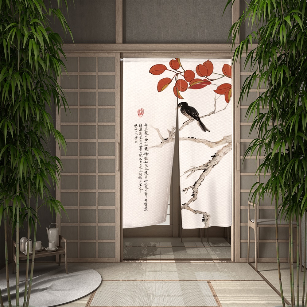 ผ้าลินินตกแต่งประตูสไตล์โนเรนญ - Noren Curtain Doorway บทวิจารณ์และราคา