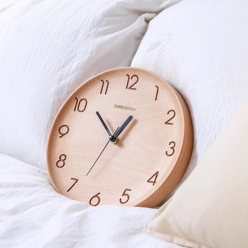 นาฬิกาแขวนผนังสไตล์ญี่ปุ่นสีไม - Japanese Minimalist Lifestyle บทวิจารณ์และราคา