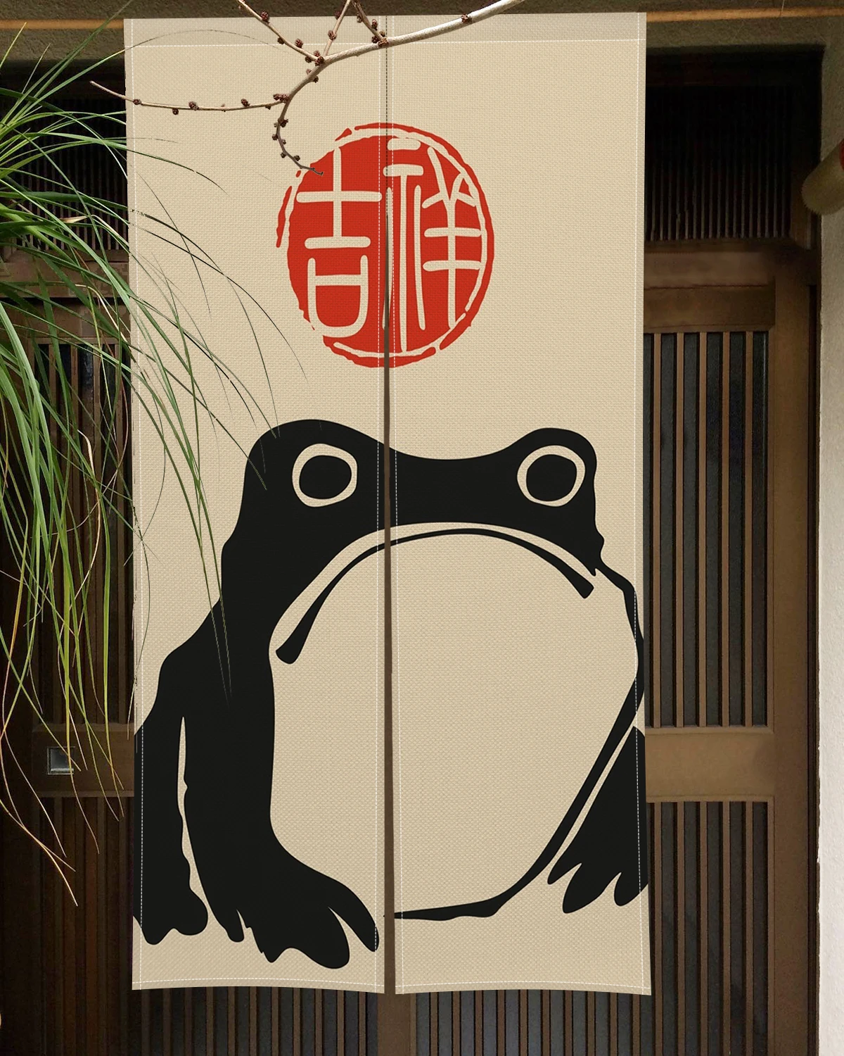 ญี่ปุ่นผ้าม่านประตูกบการ์ตูนสั - Noren Curtain Doorway บทวิจารณ์และราคา